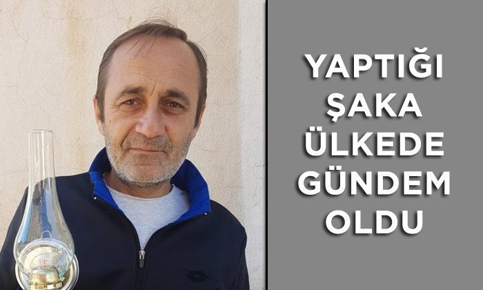 Yaptığı şaka ile gündem oldu