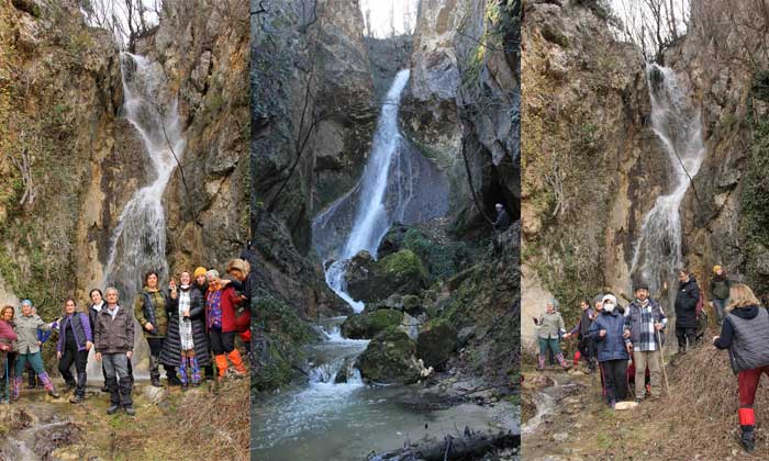 51 doğaseverin Mengen şelaleleri keşfi