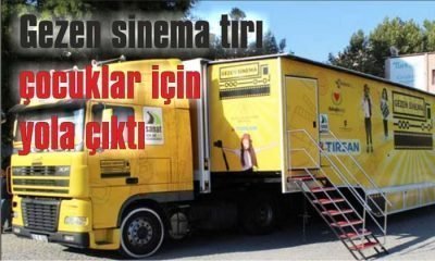 Gezen sinema tırı Bolu’ya geliyor!