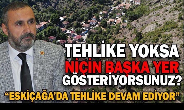 İGM Üyesi Beşli Heyelan Tehlikesini Hatırlattı