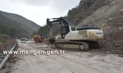 Bolu-Mengen Karayolu tek şeritten çift yönlü olarak trafiğe açıldı