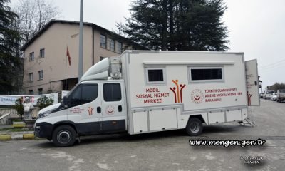 MOBİL SOSYAL HİZMET ARACI MENGEN’DE