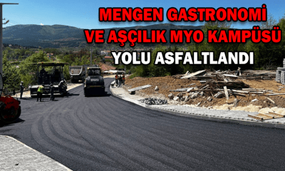 Mengen’de yeni kampüsün yolu Bolu Belediyesi’nden