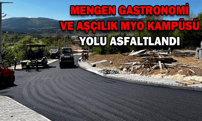 Mengen’de yeni kampüsün yolu Bolu Belediyesi’nden