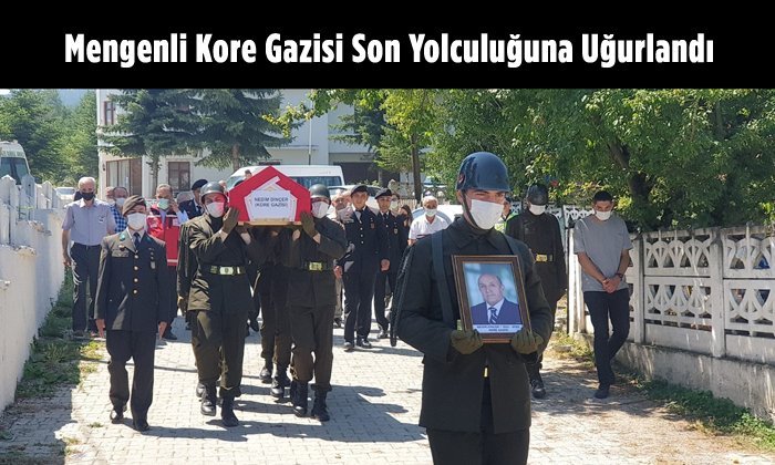 Mengenli Kore Gazisi Hacı Nedim Dinçer’e Son Görev