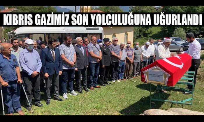 Kıbrıs Gazimiz Köyünde Son Yolculuğuna Uğurlandı