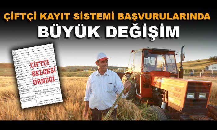 Çiftçi kayıt sistemlerinde yeni dönem