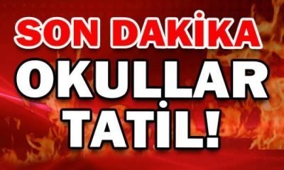 Deprem sonrası okullara tatil kararı
