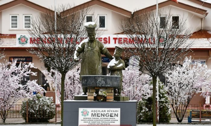 Mengen ve doğasından kar manzaraları