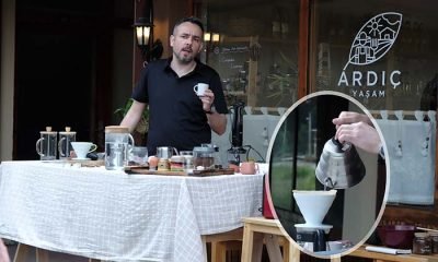 “Ardıç Yaşam” dükkanında kahve etkinliği düzenlendi
