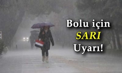 Meteoroloji’den Bolu’ya ‘sarı’ uyarı geldi!