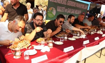 Gerede Aşçılık Lisesi Kaz Yeme Yarışması Düzenledi