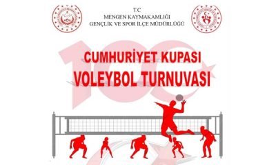 Mengen Kaymakamlığı Cumhuriyet Kupası Voleybol Turnuvası başlıyor