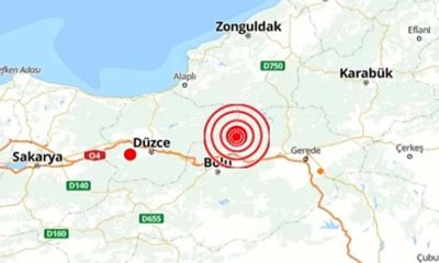 Bolu’da 4.5 şiddetinde deprem; Mengen’de de hissedildi