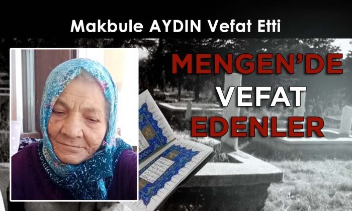 Ama Rasim Ailesinin Acı günü: Makbule AYDIN Vefat Etti