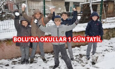 20 Kasım 2023 Pazartesi günü günü Bolu genelinde okullar tatil edildi