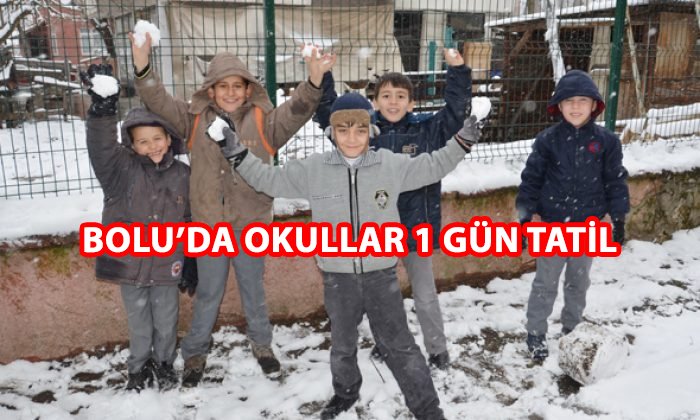20 Kasım 2023 Pazartesi günü günü Bolu genelinde okullar tatil edildi