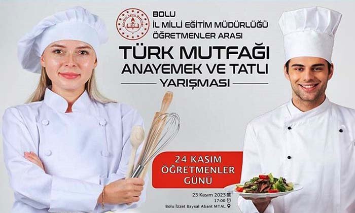 24 Kasım Öğretmenler Arası Yemek yarışması Yapılacak