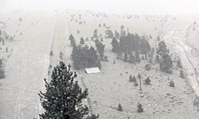Bolu’da ilk kar Kartalkaya’ya düştü