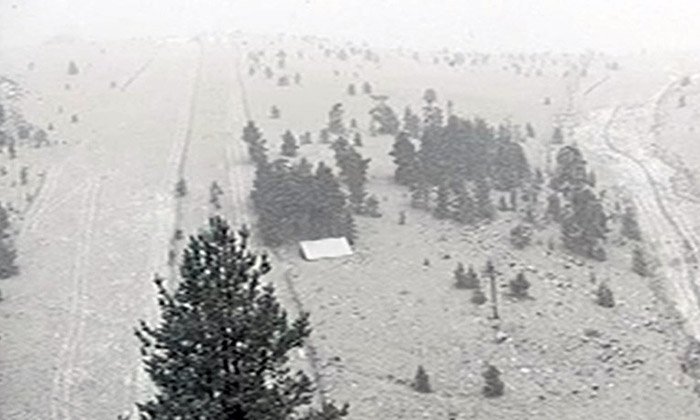 Bolu’da ilk kar Kartalkaya’ya düştü