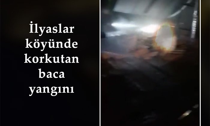 İlyaslar köyünde korkutan yangın