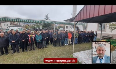 Mengen önceki esnaflarından Ramazan Gülaydın Ebediyete Uğurlandı