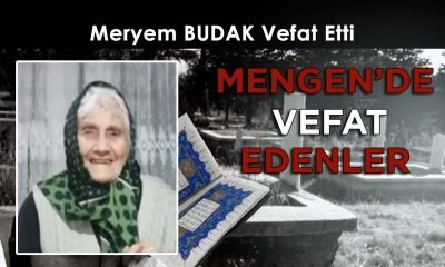 Meryem BUDAK Vefat Etti