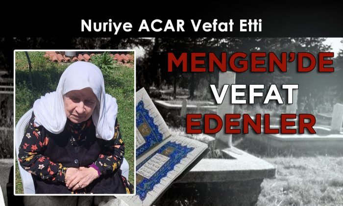 Nuriye ACAR Vefat Etti