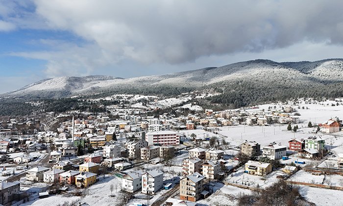 13 Ocak 2024 günü Mengen’den kar manzaraları