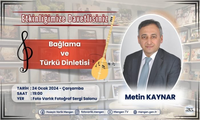 Metin Kaynar ile türkü akşamı