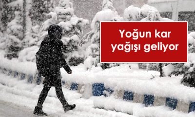 Yoğun kar yağışı geliyor