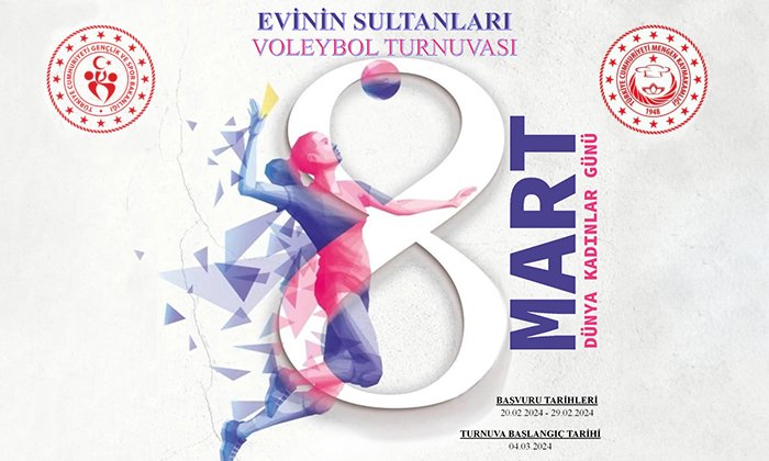 “Evinin Sultanları Voleybol Turnuvası” başvuruları başlıyor