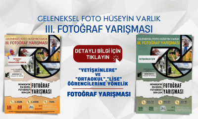 Hem yetişkinlere hem öğrencilere! 3. Foto Hüseyin Varlık fotoğraf yarışması duyurusu