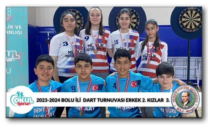 Mengen Atatürk Ortaokulundan Dart Başarısı