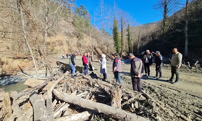 Zonguldak Devrek- Bolu Yedigöller arasındaki yolda çalışmalar başladı