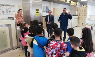Cumhuriyet İlkokulu Anaokulu öğrencilerinden PTT ziyareti