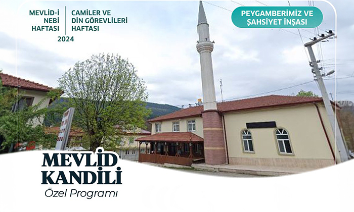 Mengen İlçe Müftülüğü’nden Mevlid Kandili programı