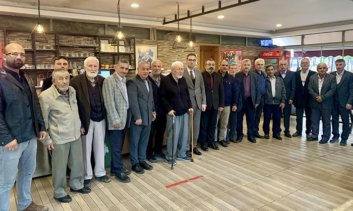 Mengen’de emekli din görevlileri yemekte buluştu