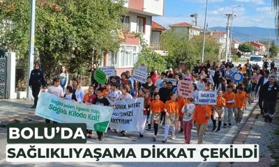 Yeniçağa’da “sağlıklı yaşam yürüyüşü” yapıldı