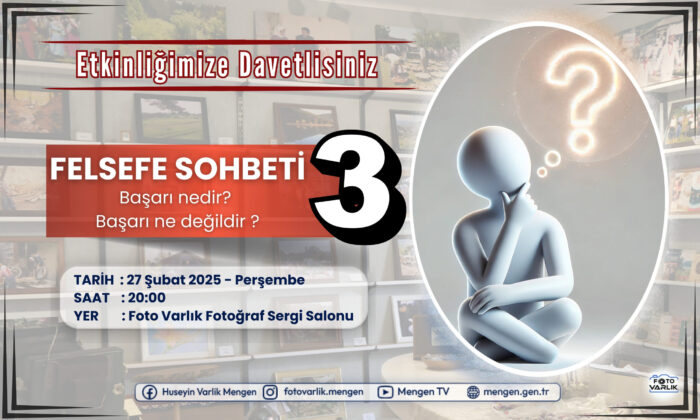 -Bir felsefe denemesi- Foto Hüseyin Varlık Sergi Salonunda Felsefe Etkinliği