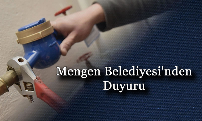 Mengen Belediyesi’nden su sayacı değişimi için önemli duyuru