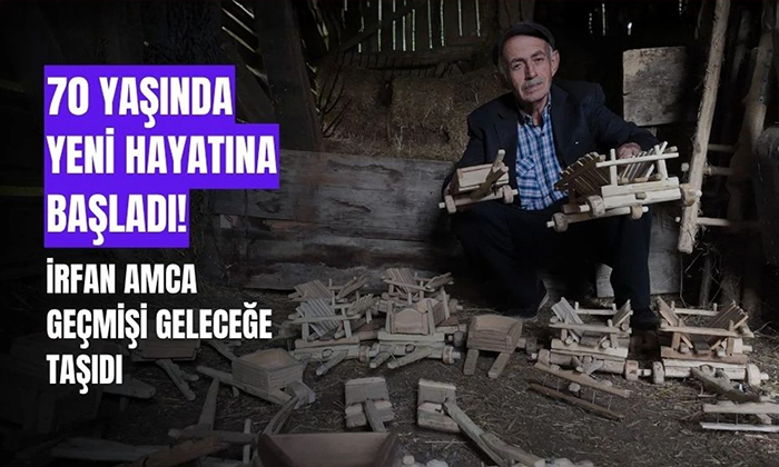 Eski tarım aletlerinin minyatür halini üretiyor