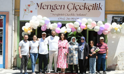 Reklam: Mengen Çiçekçilik törenle hizmete açıldı