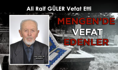 Ali Raif GÜLER Vefat Etti
