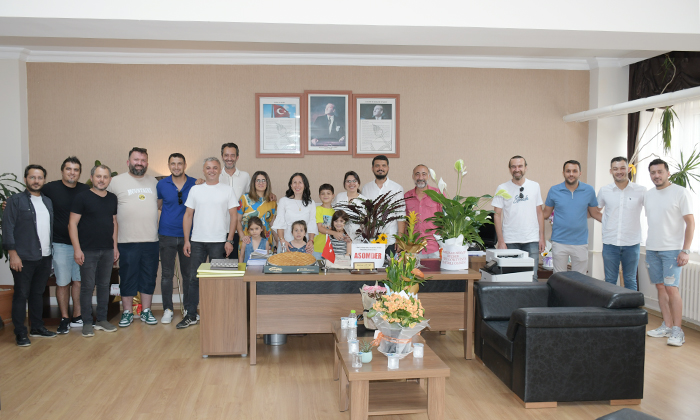ASOMDER’den Aşçılık Okulu Müdürüne Hayırlı Olsun Ziyareti