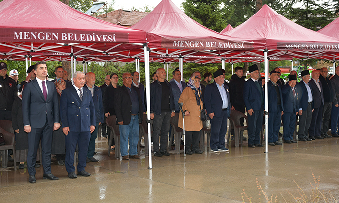 Mengen’de 19 Eylül Gaziler Günü kutlandı