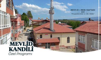 Merkez Çarşı Camii’nde Mevlid Kandili Özel Programı Düzenlenecek