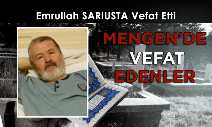 Emrullah SARIUSTA Vefat Etti