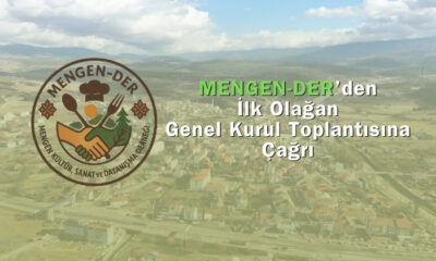 Mengen Kültür, Sanat ve Dayanışma Derneği’nden Toplantı Duyurusu