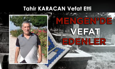 Tahir KARACAN Vefat Etti